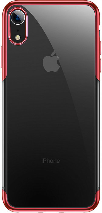 Чехол Baseus Shining Red для iPhone XR  Укороченные бортики вдоль экрана • Защищает от царапин • Элегантный дизайн