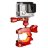 Профессиональное крепление для GoPro на рули и трубы iSHOXS ProMount Red (20-42 мм)  - Профессиональное крепление для GoPro на рули и трубы iSHOXS ProMount Red (20-42 мм)