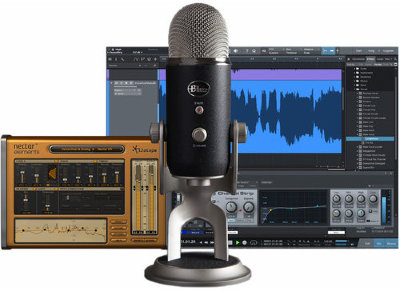 USB-микрофон Blue Microphones Yeti Pro Studio  Профессиональный USB-микрофон • Для вокала, инструментов и озвучки • Программное обеспечение для обработки вокала iZotope • Программное обеспечение PreSonus Multi-Track Recording • Пользовательские шаблоны  