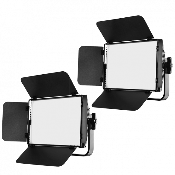 Комплект осветителей Tolifo GK-S60 RGB (2 шт)  • LED панель • Особенности конструкции:	встроенный дисплей • Цветовая температура: 3200 — 5600 • RGB режим: Да • Светодиоды: 681 шт • Имеет крепление: 5/8"