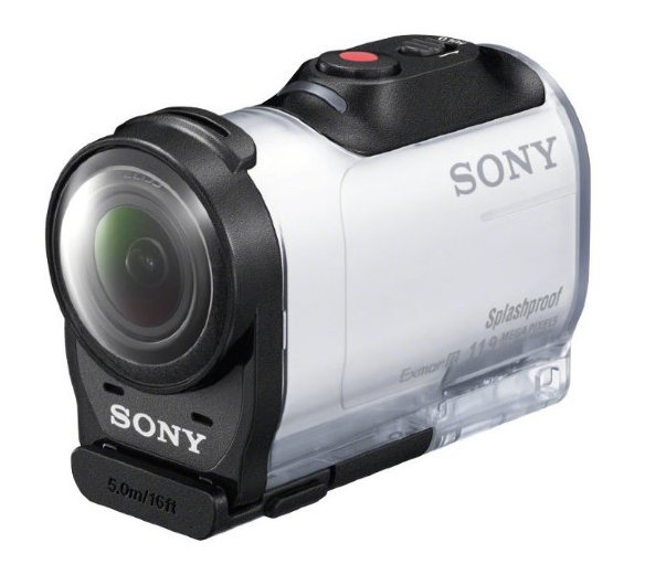 Экшн-камера Sony ActionCam Mini HDR-AZ1 с Wi-Fi  Ультра-компактная • Видео Full HD 1080p 60 fps • Матрица 11.9 МП (1/2.3") • Угол обзора 170º • Электронный стабилизатор изображения • Wi-Fi • NFC • Подводный бокс (до 5 метров)