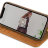 Чехол-бумажник Moshi Overture Charcoal Caramel Brown для iPhone X/XS  - Чехол-бумажник Moshi Overture Charcoal Caramel Brown для iPhone X/XS 