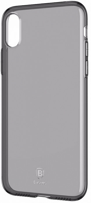 Чехол Baseus Simplicity Series Transparent Black для iPhone XS Max  Укороченные бортики вдоль экрана • Защищает от царапин • Элегантный дизайн