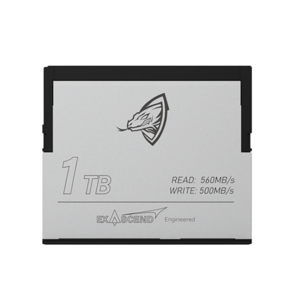 Карта памяти Exascend Archon Cfast2.0 1TB  Стандарт CompactFlash CFast 2.0 • Вид накопителя CFast 2.0 • Объём памяти 1 Тб • Скорость чтения 560 МБ/с • Скорость записи 500 МБ/с • Температурный диапазон от -5 до 70°C