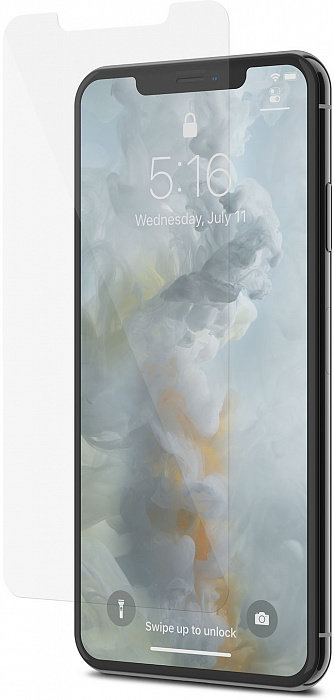 Защитное стекло Moshi AirFoil Clear для iPhone Xs Max  Укрепление ионов стекла на молекулярном уровне • Закругленные края • На 40 процентов тоньше своих аналогов • Клеящий слой AirFoil