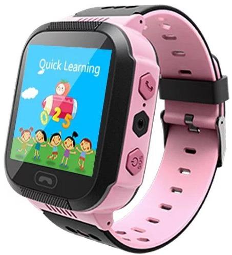 Детские умные часы Prolike PLSW300PK, розовые  Поддержка microSIM • Кнопка SOS • Встроенная камера • Крупный LED-дисплей • Силиконовый ремешок • Датчик снятия с руки