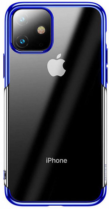 Чехол Baseus Shining Case Blue для iPhone 11  Прочный и гибкий TPU • Малая толщина • Усиленные углы • Стильный дизайн