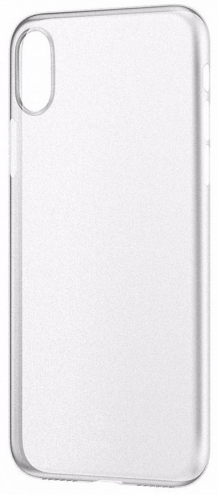 Чехол Baseus Wing White для iPhone XS Max  Укороченные бортики вдоль экрана • Защищает от царапин • Элегантный дизайн
