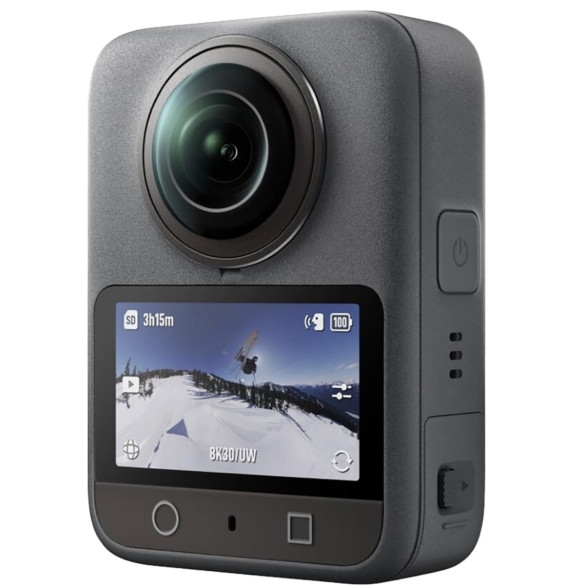 Экшн-камера DJI Osmo 360 Combo  Сенсор 1/1.1" • Тип сенсора CMOS • Угол обзора 170° • Встроенный аккумулятор • Ёмкость аккумулятора 1950 мАч • Время работы до 100 мин • Водонепроницаемый: до 10м • Сенсорный дисплей • Встроенная память: 128 Гб • IP68