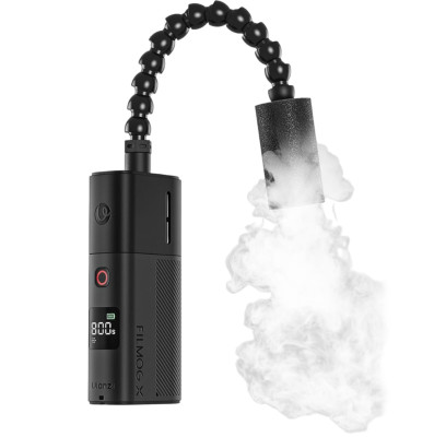 Портативный генератор дыма Ulanzi FM02 FILMOG X  Объём бака 8 мл • Встроенный дисплей • Время работы до 20 мин • Мощность (макс) 30 Вт • Время зарядки 60 мин