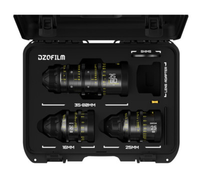 Комплект объективов DZOFilm Y24 Educational Catta Ace 35-80 мм и VESPID 16/25 мм (Arri PL)