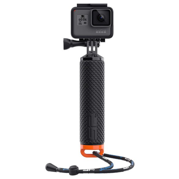Монопод-поплавок для ГоуПро SP Gadgets POV DIVE BUOY с отсеком для хранения  Держит на поверхности воды камеру GoPro • длина 16 cм • можно использовать как монопод • шнурок и карабин в комплекте • для всех камер GoPro