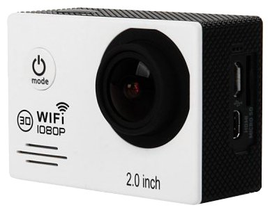 Экшн-камера SJCAM SJ7000 WiFi  Видео Full HD 1080p • Матрица 12 МП • Встроенный цветной дисплей 2"• Wi-Fi