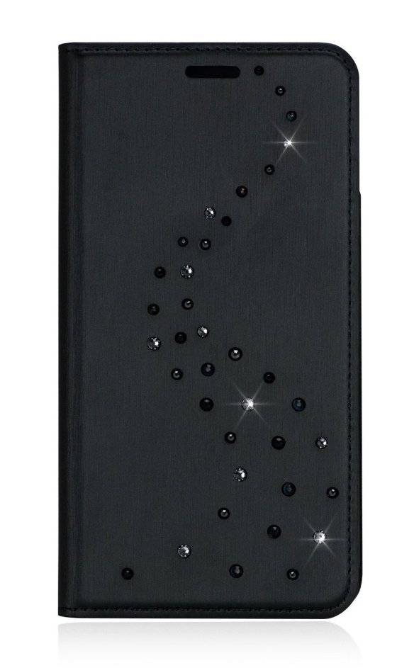Чехол Bling My Thing Primo Milky Way Starry Night Brilliance с кристаллами Swarovski для iPhone X/XS  Чехол-книжка • Кристаллы Swarovski • Натуральная кожа