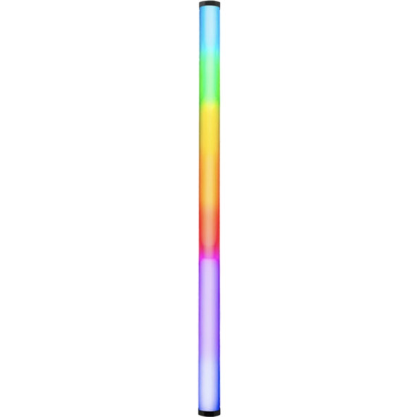 Осветитель Osterrig Stalker Серебро  Вид осветителя :	жезл • Встроенный дисплей • Мощность (макс) :	22 Вт • Светодиоды :	48rgb + 48cold + 48warm • RGB режим :	Да • Встроенный аккумулятор 3500 мАч • Управление через приложение