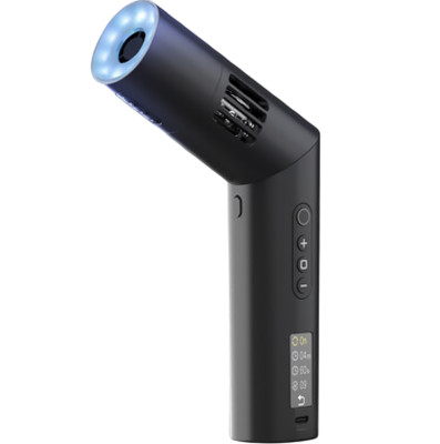 Портативный генератор дыма Colbor CF5 Mini Fog Machine  Встроенный аккумулятор • Ёмкость аккумулятора 2500 мАч • Встроенный дисплей • Подсветка • Дистанционное управление • Время работы до 15 мин • Порты Type-C • Мощность (макс) 40 Вт