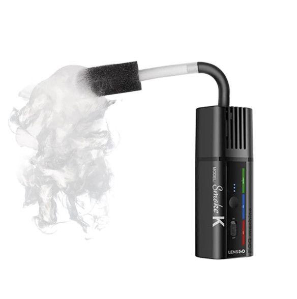 Портативный генератор дыма LensGo FOG MACHINE Smoke K  Встроенный аккумулятор • Ёмкость аккумулятора 2500 мАч • Дистанционное управление • Время работы до 25 мин • Порты Type-C • Мощность (макс) 30 Вт