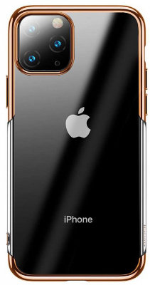 Чехол Baseus Shining Case Gold для iPhone 11 Pro  Прочный и гибкий TPU • Малая толщина • Усиленные углы • Стильный дизайн