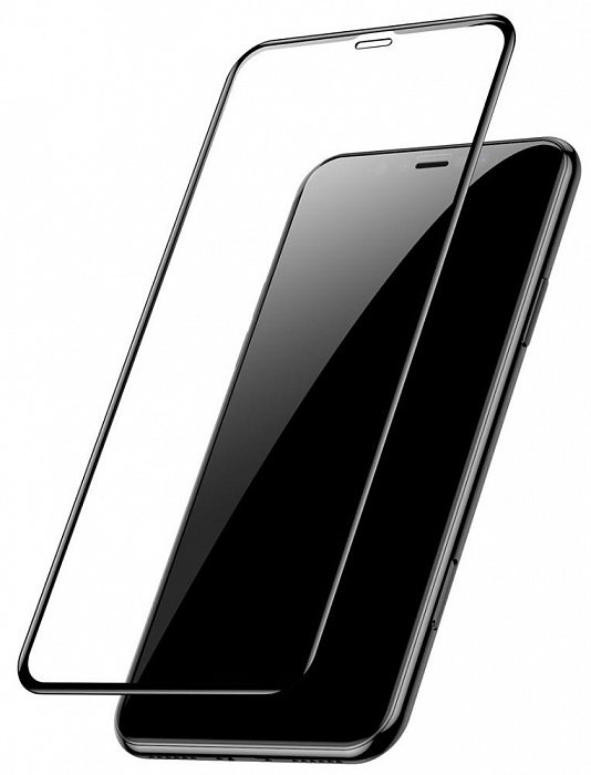 Защитное 3D-стекло Baseus Arc-Surface Tempered Glass Film 0.2mm Black для iPhone XR  Ультратонкий форм-фактор • Загнутые 3D-края • Олеофобное нано-покрытие • Повышенная прочность • Идеальная прозрачность