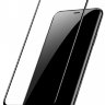 Защитное 3D-стекло Baseus Arc-Surface Tempered Glass Film 0.2mm Black для iPhone XR