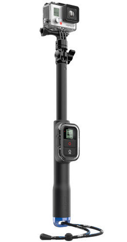 Монопод с креплением для пульта GoPro SP Gadgets REMOTE POLE 39&quot; LARGE  Монопод для GoPro • длина от 33 до 99 cм • отсек для пульта GoPro • поворотная головка на 360º • легкий и прочный • подходит для подводной съемки • шнурок и карабин в комплекте • для всех камер GoPro