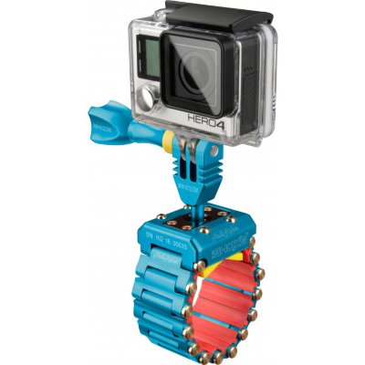 Профессиональное крепление для GoPro на мотоцикл и профили iSHOXS HellRider Blue (24-42 мм)