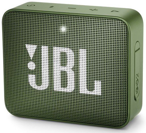 Портативная колонка JBL Go 2 Green  Качественный звук • Водонепроницаемый корпус • Длительное время работы
