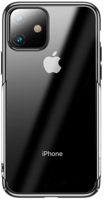Чехол Baseus Glitter Case Black для iPhone 11  Прозрачная фактура • Дополнительная защита дисплея и камеры • Идеальная совместимость • Отличная защита корпуса • Функциональные вырезы