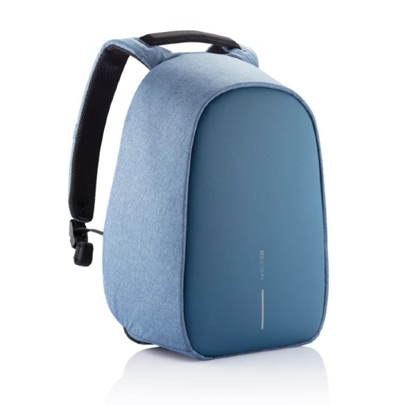 Рюкзак для ноутбука до 15,6&quot; XD Design Bobby Hero Regular (P705.299), голубой  • Защита от краж и вскрытий • Отделения для ноутбука и планшета, складная перегородка • USB-порт для зарядки гаджетов • Экологичный, переработанный материал • Крепление для очков на лямке
