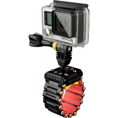 Профессиональное крепление для GoPro на мотоцикл и профили iSHOXS HellRider Black (24-42 мм)