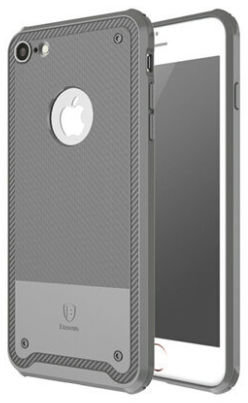 Чехол Baseus Shield Case для iPhone 8/7 Grey ARAPIPH7-TS0G  Чехол-накладка для iPhone 8/7, выполненный из полипропилена и высококачественной ткани.