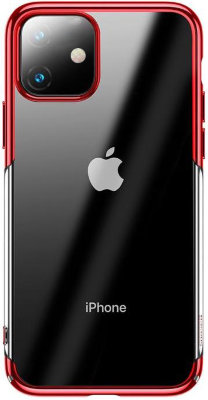 Чехол Baseus Glitter Case Red для iPhone 11  Прозрачная фактура • Дополнительная защита дисплея и камеры • Идеальная совместимость • Отличная защита корпуса • Функциональные вырезы