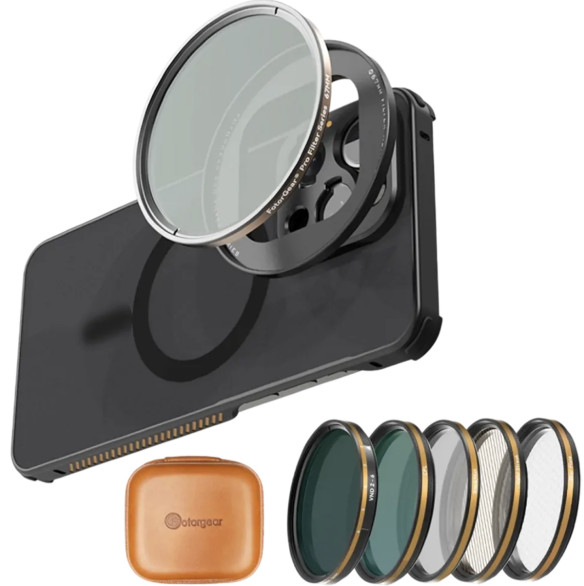 Комплект светофильтров Fotorgear Pro II Master Bundle 67мм (5шт) + case adapter  Линз в комплекте 5 шт • Крепление в комплекте
адаптер на чехол/клетку • ND (нейтральный), CPL (круговой поляризационный), Mist/Diffusion (размытие), Streak (блики от источника света), Star-cross (блики в виде звезды) • Диаметр светофильтра
67 мм