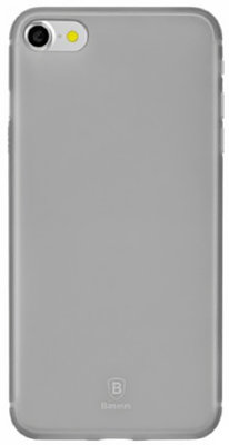 Чехол Baseus Slim Case Transparent для iPhone 8/7 Black WIAPIPH7-CT01  Прозрачный и тонкий чехол накладка для iPhone 8/7, выполненный из прочного полипропилена