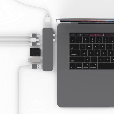USB-хаб (концентратор) HyperDrive PRO 8-in-2 Hub Space Gray для USB-C для MacBook Pro / Air