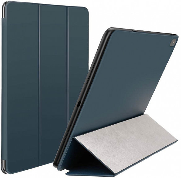 Чехол Baseus Simplism Y-Type Leather Blue для iPad Pro 11&quot;  Премиальный дизайн • Поликарбонатный бампер • Функция подставки • Качественная эко-кожа • Встроенные в крышку магниты