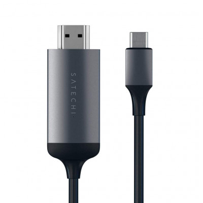 Провод Satechi USB Type-C to HDMI 4K, Space Gray