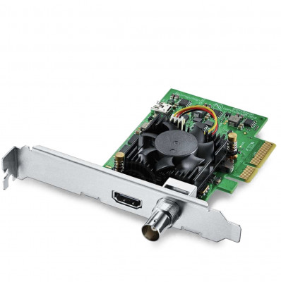 Плата мониторинга Blackmagic DeckLink Mini monitor 4K   • Цветовое пространство:	Rec. 709, Rec. 601, Rec. 2020 • Разрешение видео: 4K Ultra HD: 3840 x 2160@60fps, 4K Ultra HD: 3840 x 2160 @24/25/30/48/50/60fps • Порты: HDMI, 6G-SDI • Подключение: PCI Express • Поддержка кодеков:	ProRes 422 HQ QuickTime, ProRes 422 QuickTime, ProRes 422 LT QuickTime, ProRes 422 Proxy QuickTime, AVC-Intra, AVCHD, Canon XF MPEG2, Digital SLR, DV-NTSC, DV-PAL, DVCPRO50, DVCPROHD, DPX, HDV, XDCAM EX, XDCAM HD, XDCAM HD422, DNxHR и DNxHD, ProRes 4444, некомпрессированное 8-битное 4:2:2, некомпрессированное 10-битное 4:2:2