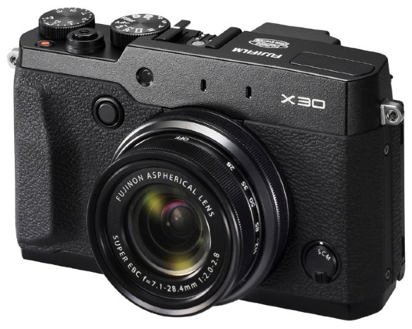 Цифровой фотоаппарат FujiFilm X30 Black  Матрица 12 МП (2/3"); • Съемка видео Full HD; • Оптический зум 4x; • Поворотный экран 3"; • Wi-Fi; • Вес камеры 423 г