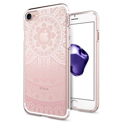 Клип-кейс Spigen для iPhone 8/7 Liquid Crystal Shine Pink 042CS20958  Экстравагантный ультратонкий чехол от Spigen с красивым узором