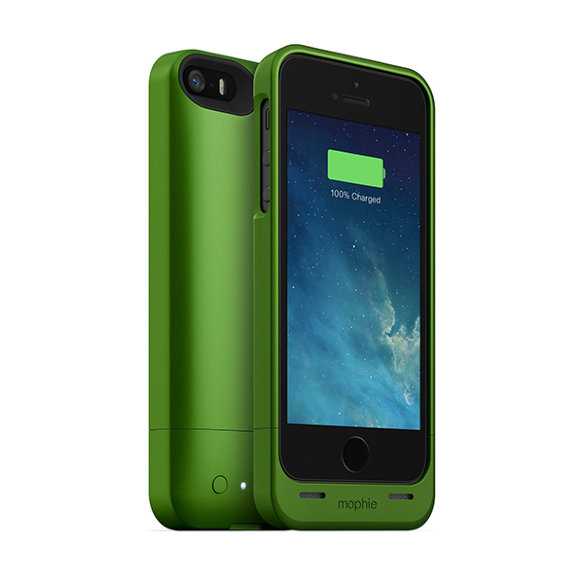 Чехол-аккумулятор Mophie Juice Pack Helium 1500mAh Green для iPhone 5/5S/SE  Встроенный аккумулятор • Ударопрочный корпус • Стильный дизайн