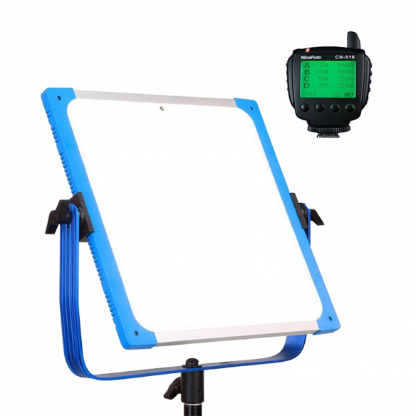 Осветитель Nicefoto SL-1000A III  • Вид осветителя: LED панель • Особенности конструкции: встроенный дисплей, активное охлаждение • Мощность (макс): 100 Вт • Цветовая температура: 3200 — 6500 K • RGB режим: Нет • Дополнительные функции: дистанционное управление