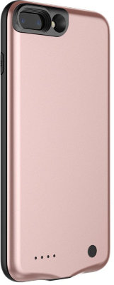 Чехол-аккумулятор Baseus External Battery Charger Case 2500mAh Pink для iPhone 8/7 Plus  Надежный чехол-аккумулятор для iPhone 8/7 Plus с возможностью установки на различные магнитные держатели.