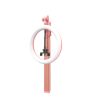 Кольцевой свет с держателем для смартфона Ulanzi Vlog Tripod Pink