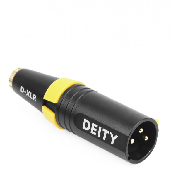 Аудиоадаптер Deity Microphone D-XLR (mini Jack - XLR)   • Подключение:	mini Jack 3.5 мм TRS, XLR • Пропускная способность:	12-48 В
