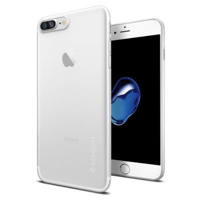 Клип-кейс Spigen для iPhone 8/7 Plus Air Skin Soft-Clear 043CS20499  Самый тонкий и самый прочный чехол от Spigen