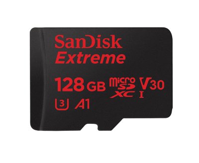 Карта памяти SanDisk Extreme microSDXC 128 Gb UHS-I 3 90 MB/s + Adapter