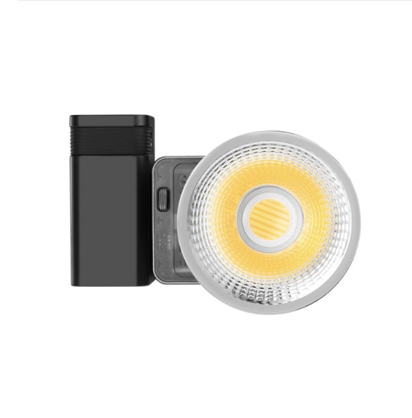 Осветитель Zhiyun MOLUS X60 COB Light Pro Kit (PLX105)  Мощность 60 Вт • Количество диодов: 1 • Диапазон цветовой температуры: 2700 ~ 6500K • Питание съемный аккумулятор, от сети, USB • Крепление насадок байонет ZY/Bowens • Поддержка USB-PD • Возможности регулировки: яркость, цветовая температура
