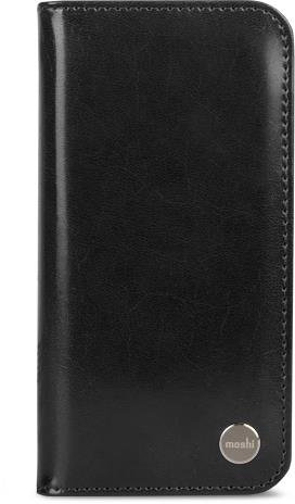 Чехол-бумажник Moshi Overture Charcoal Black для iPhone X/XS  Премиальный дизайн • Функция бумажника и подставки • Высококачественная эко-кожа • Всесторонняя защита от пыли, грязи и ударов • Поддержка беспроводной зарядки