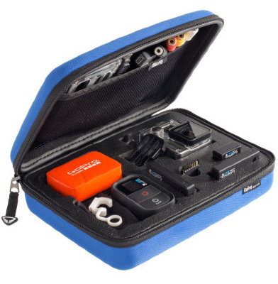 Кейс для ГоуПро средний SP Gadgets POV CASE 3.0 Small Blue (52031)